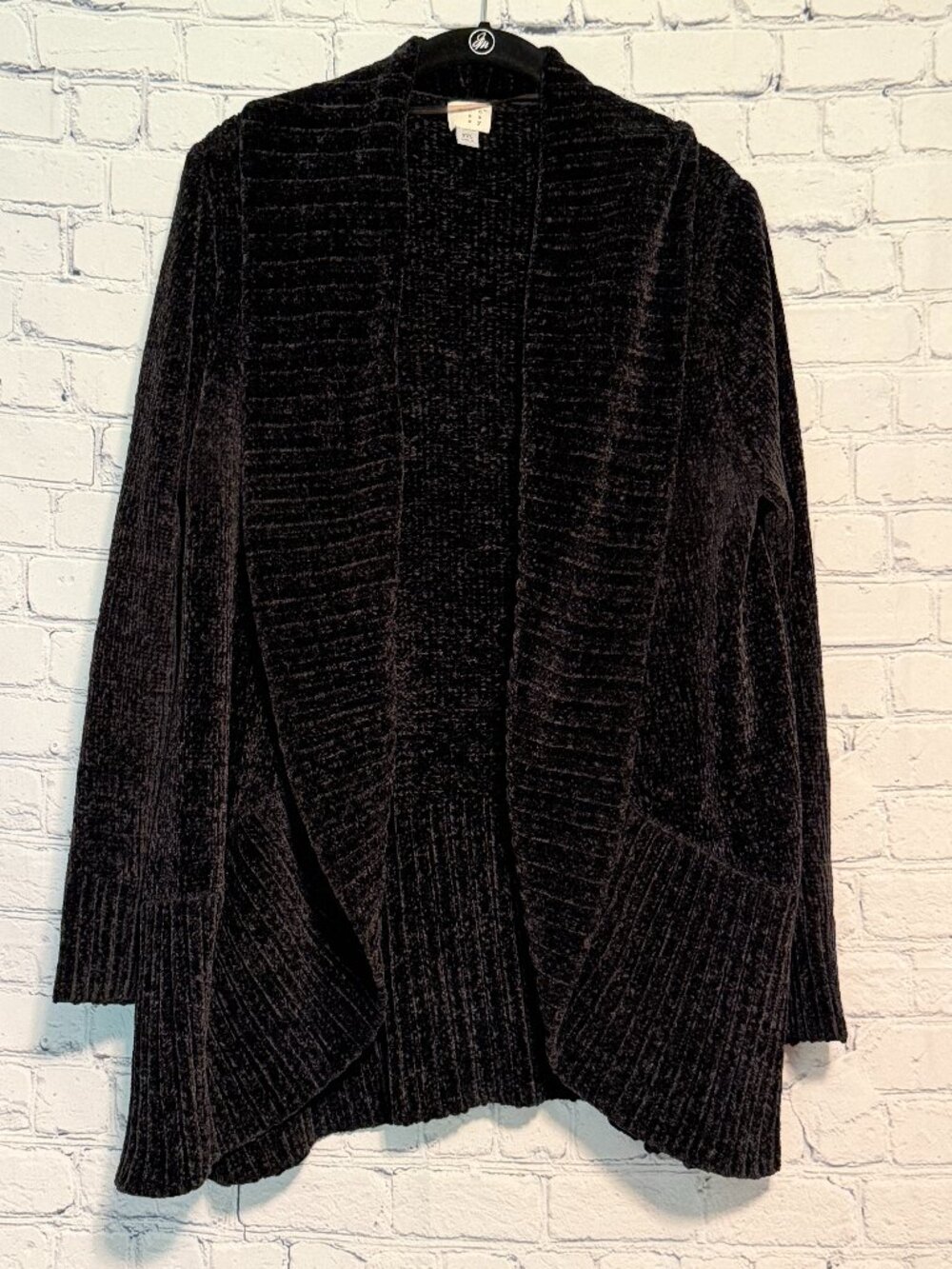 A New Day Shawl Neck Cardigan Sweater Size XXL Black